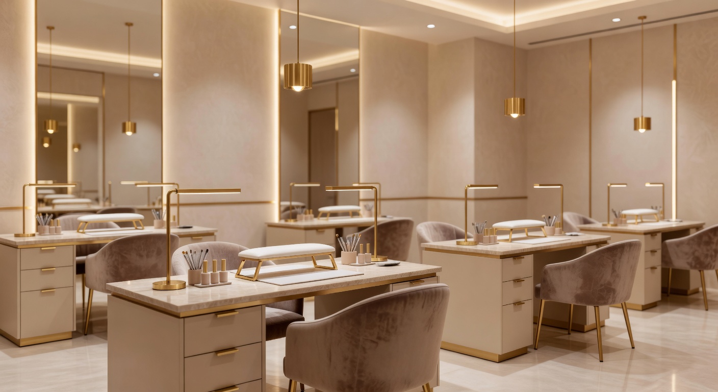 Golden Nails Studio Innenansicht